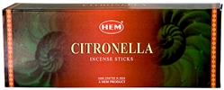 Wholesale Hem Citronella Incense 20 Stick Packs (6/Box)