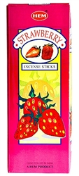 Wholesale Hem Strawberry Incense 20 Stick Packs (6/Box)