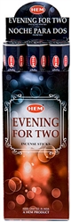 Wholesale Hem Evening For Two Incense 20 Stick Packs (6/Box)