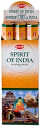 Wholesale Hem Spirit Of India Incense 20 Stick Packs (6/Box)