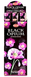 Wholesale Hem Black Opium Incense 20 Stick Packs (6/Box)