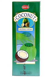 Wholesale Hem Coconut Incense 20 Stick Packs (6/Box)