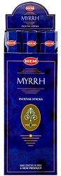 Wholesale Hem Myrrh Incense 20 Stick Packs (6/Box)