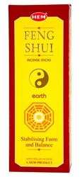 Wholesale Hem Feng Shui Earth Incense 20 Stick Packs (6/Box)