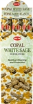 Wholesale Hem Copal White Sage Incense 20 Stick Packs (6/Box)