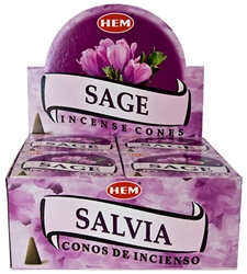 Wholesale Hem Sage Cones 10 Cones Pack (12/Box)