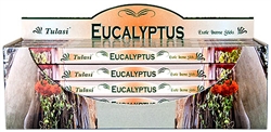 Wholesale Tulasi Eucalyptus Incense 8 Stick Packs (25/Box)