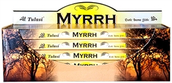 Wholesale Tulasi Myrrh Incense 8 Stick Packs (25/Box)
