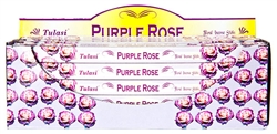 Wholesale Wholesale Tulasi Purple Rose Incense 8 Stick Packs (25/Box)