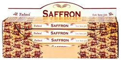 Wholesale Tulasi Saffron Incense 8 Stick Packs (25/Box)