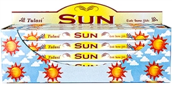 Wholesale Tulasi Sun Incense 8 Stick Packs (25/Box)