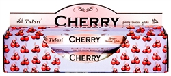 Wholesale Tulasi Cherry Incense 20 Stick Packs (6/Box)