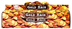 Wholesale Tulasi Gold Rain Incense 20 Stick Packs (6/Box)