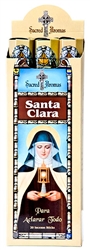 Wholesale Tulasi Saint Clara Incense 20 Stick Packs (6/Box)