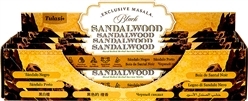 Wholesale Tulasi Black Sandalwood Masala Incense 15 Gram Packs (6/Box)
