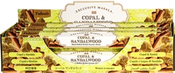 Wholesale Tulasi Copal & Sandalwood Masala Incense 15 Gram Packs (6/Box)