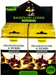 Wholesale Tulasi Frankincense & Myrrh Backflow Cones 10 Cones/Pack (12/Box)