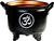Wholesale Om  Metal Cauldron 4.5"D, 4"H