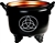 Wholesale Triquetra  Metal Cauldron 4.5"D, 4"H