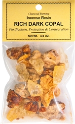 Wholesale Rich Dark Copal - Incense Resin - 3/4 OZ.