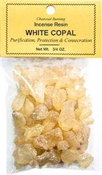 Wholesale White Copal - Incense Resin - 3/4 OZ.