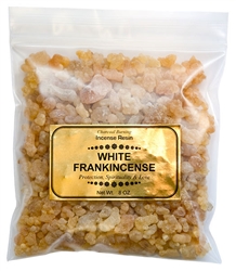 Wholesale White Frankincense Incense Resin - 8 OZ.