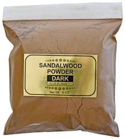 Wholesale Sandalwood Powder - Dark (S.E. Asia) - 8 OZ.