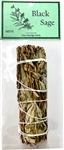 Wholesale Black Sage Smudge 4"L (Mini)