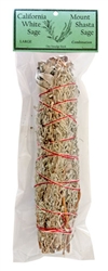 Wholesale White Sage & Shasta Sage Smudge 9"L (Large)