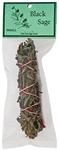 Wholesale Black Sage Smudge 4.5"L (Small)