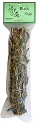 WholesaleBlack Sage Smudge 7"L (Medium)