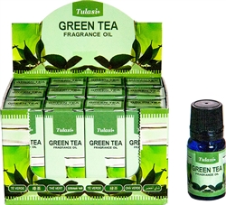 Wholesale Tulasi Green Tea Fragrance Oil 10 ML - 1/3 FL. OZ. (12/Box).