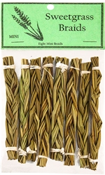 Sweetgrass Braids 4" (Mini) (Pack of 8)