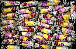Wholesale White Sage with Rose Petals Smudge 4"L (Mini) (Pack of 50)