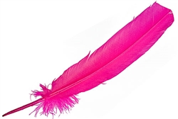 Wholesale Turkey Dyed Fuchsia Feather 11-13"L