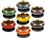 5320 <BR><BR>7 Chakra Brass Screen Charcoal Burner 3"D (Set of 7)