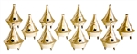 Wholesale Brass Cone Burners 2.5"H (Set of 12)