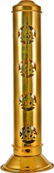 Wholesale Triquetra  Brass Tower Burner - 12"H