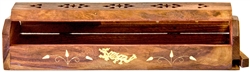 Wholesale Wooden Coffin Box Dragon 12"L