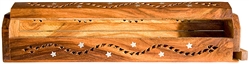 Wholesale Wooden Coffin Box Star 12"L