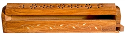 Wholesale Wooden Coffin Box Vine 12"L