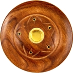 Wholesale Wooden Burner Lotus Cone & Stick 4"D