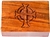 Wholesale Wooden Celtic Cross Carved  Box 4"x6"