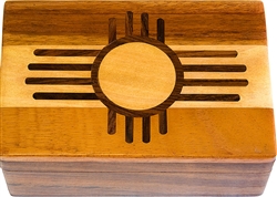 Wholesale Wooden Zuni Sun Box 4"x 6"