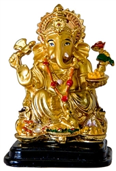 Wholesale Lord Ganesh Polyresin Statue 4"H