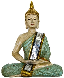Wholesale Lord Buddha Polyresin Statue 12"H