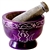 Wholesale Purple Soapstone Earth Goddess Mortar and Pestle 3 1/2" D, 2.5" H'