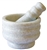 Wholesale White Marble Mortar & Pestle 4" D, 3" H