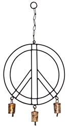 Wholesale Peace Windchime 20"H, 10"D