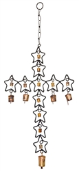 Wholesale Star Cross Windchime 27"H